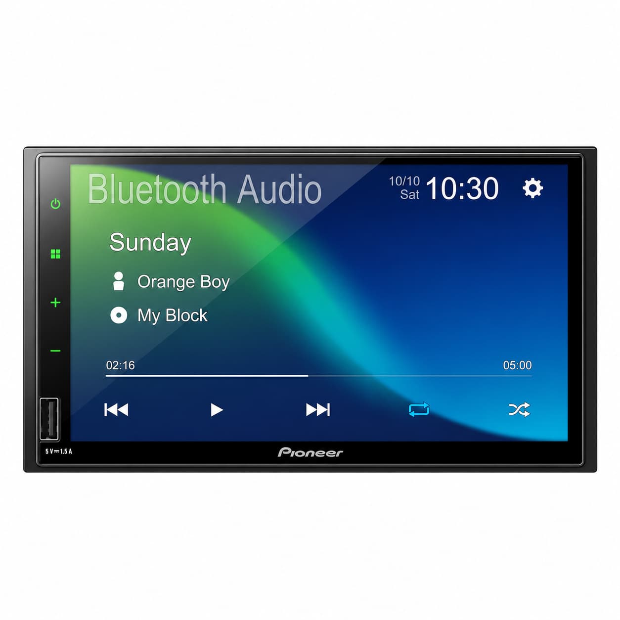Pantalla de 7" DMH-A375BT — frontal