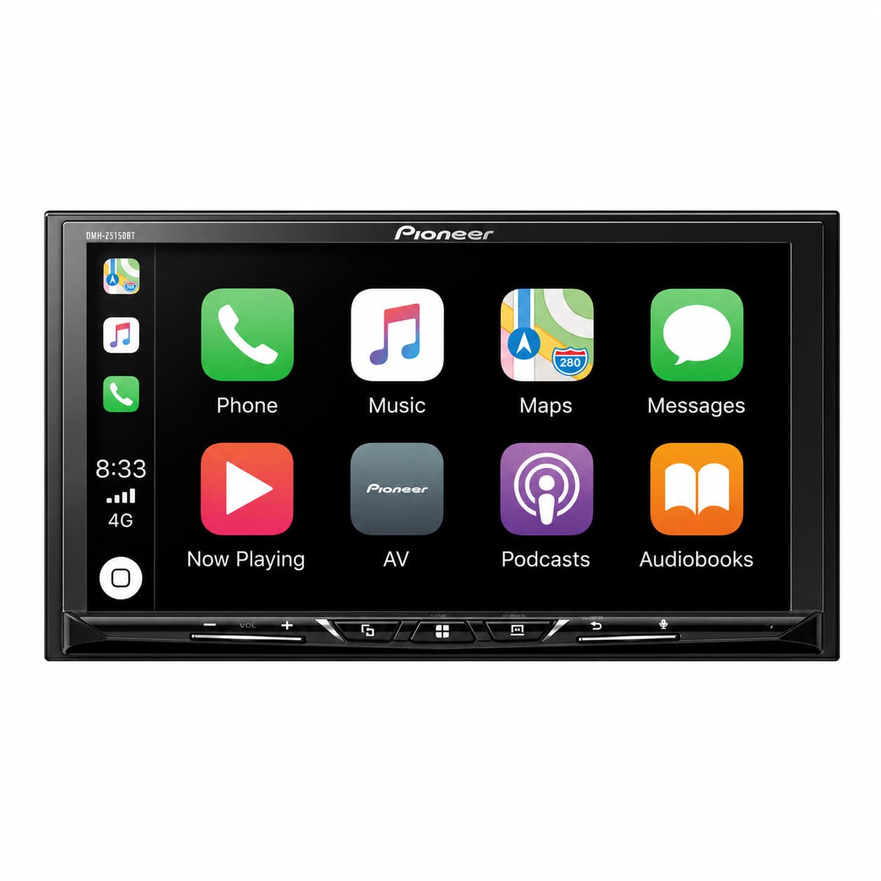 Pantalla de 7" DMH-Z5150BT — frontal