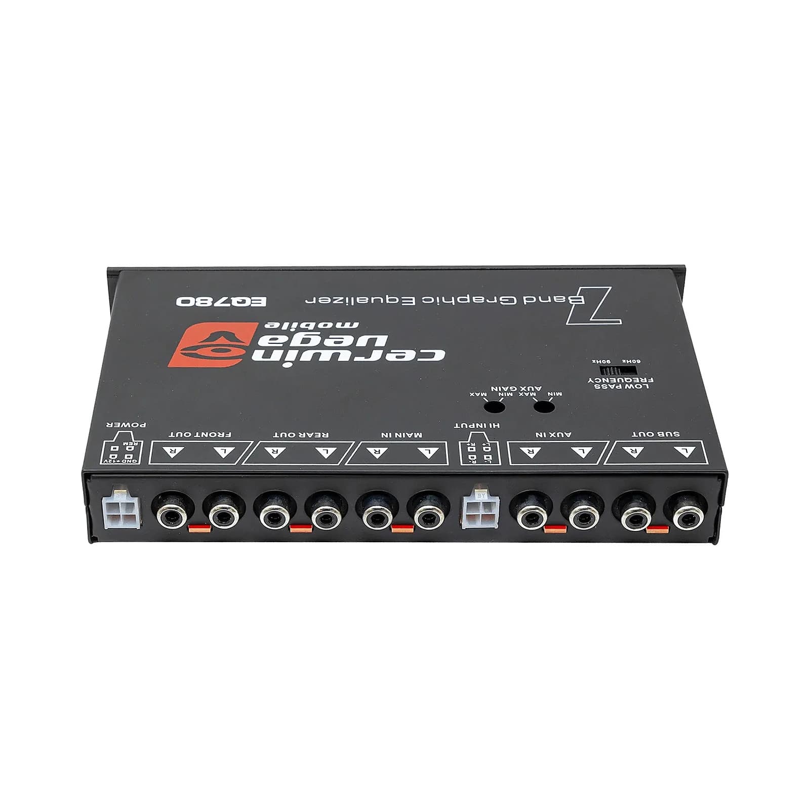 Ecualizador paramétrico de 7 bandas EQ780 — lateral