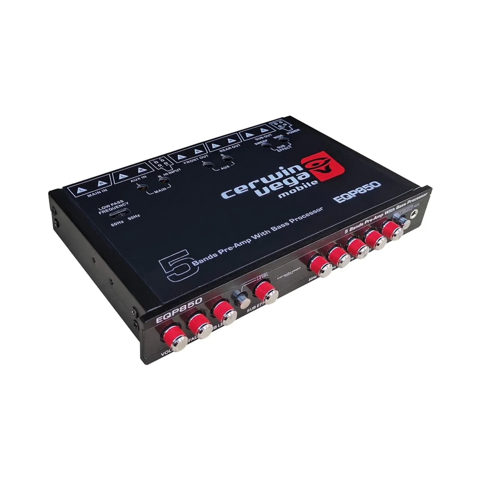Ecualizador de 5 bandas EQP850 — frontal
