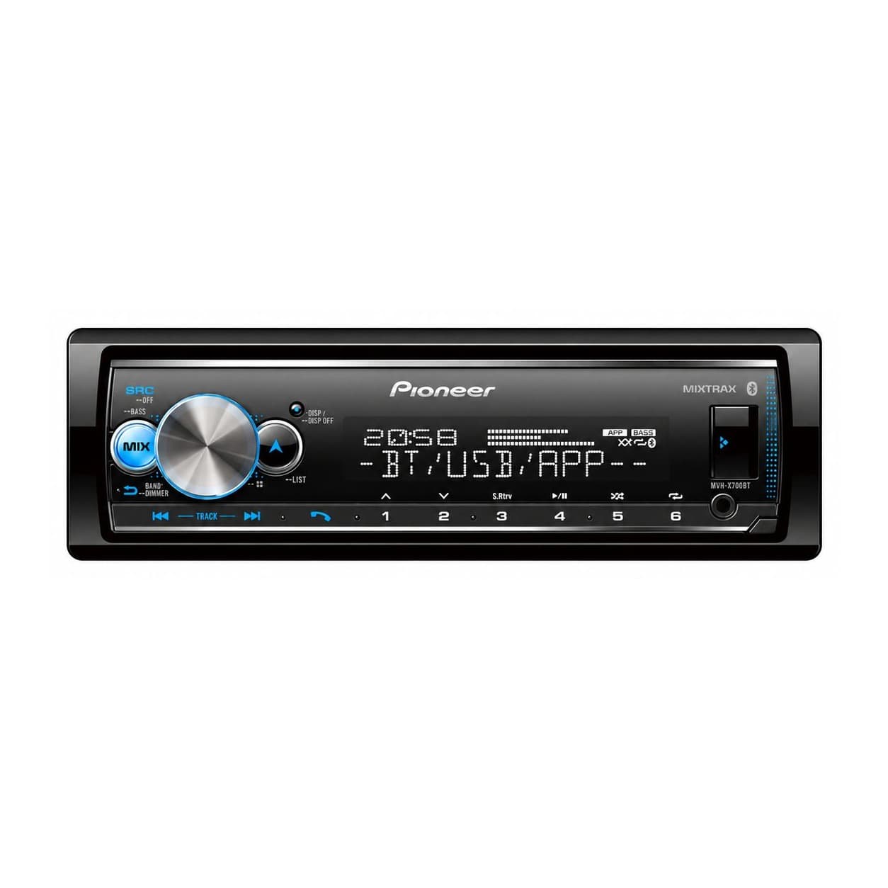Receptor digital MVH-X700BT — frontal
