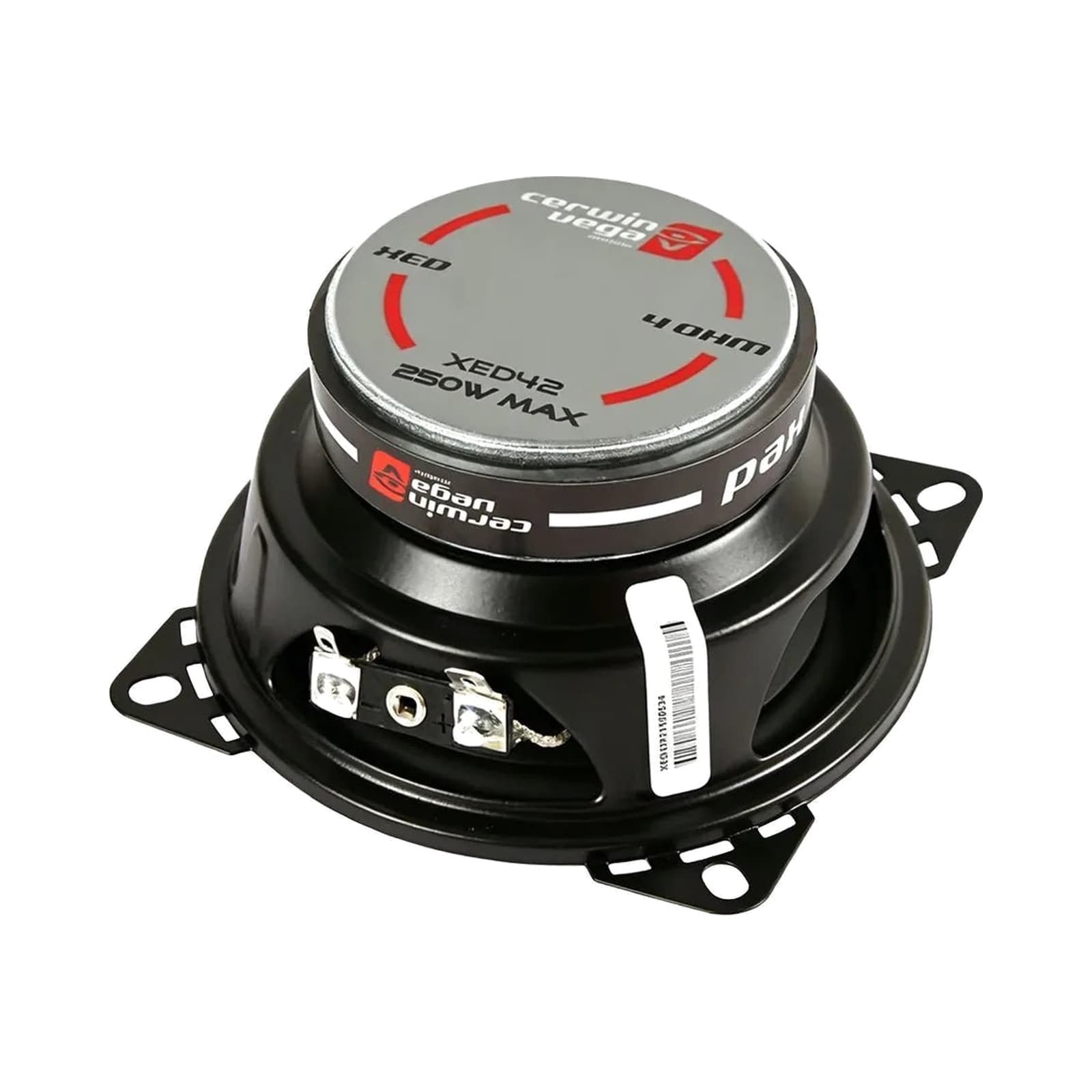 Bocinas coaxiales XED de 4" XED42 — posterior