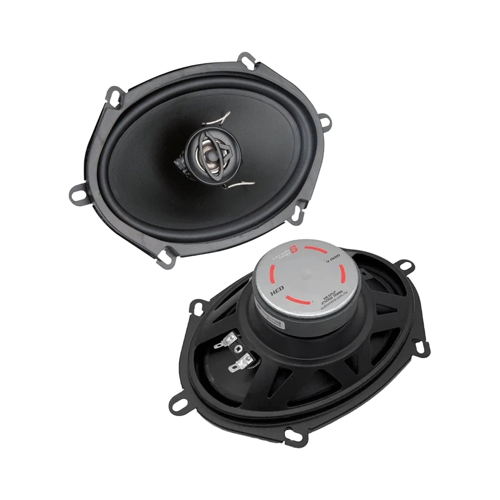 Bocinas coaxiales XED de 5x7" XED57 — frontalposterior